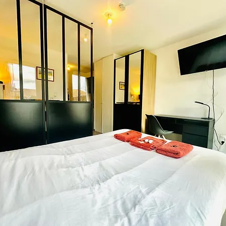 13 Min - Parking - Ménage&linge Inclus Apartamento *