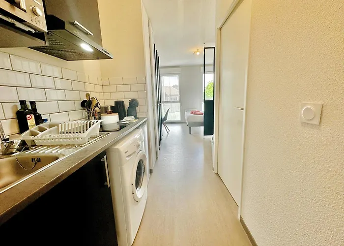 13 Min - Parking - Ménage&linge Inclus